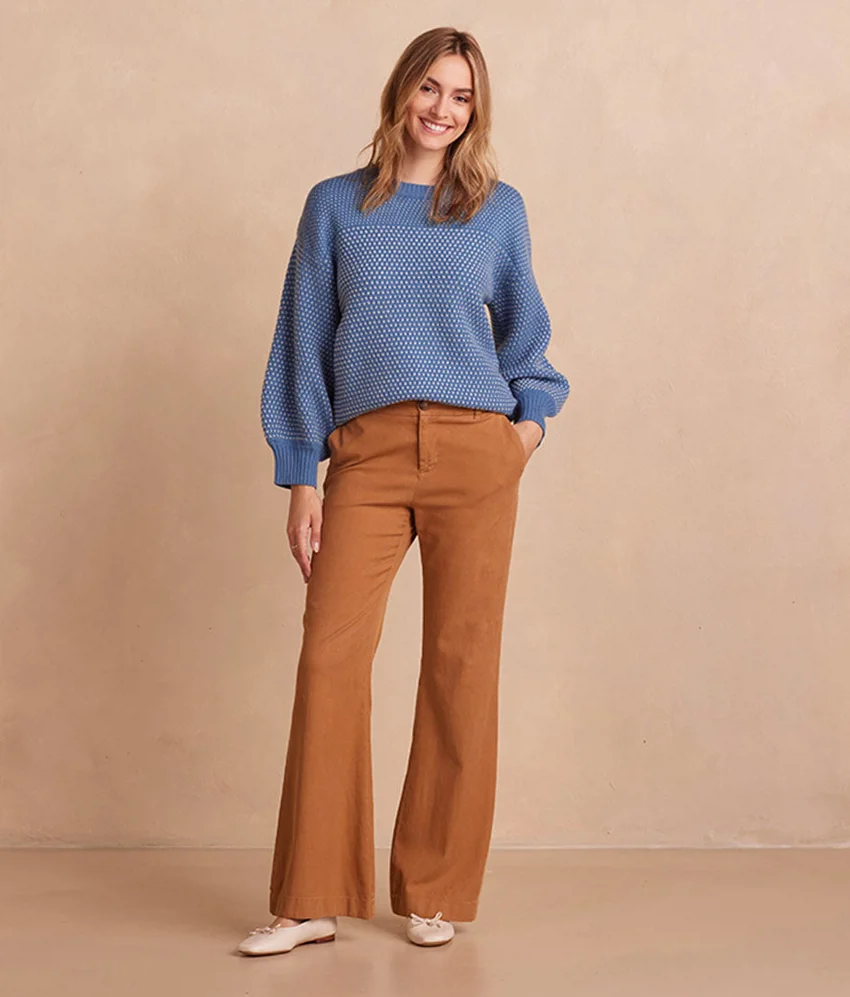 The Easy High-Waisted Flare Pant - Main