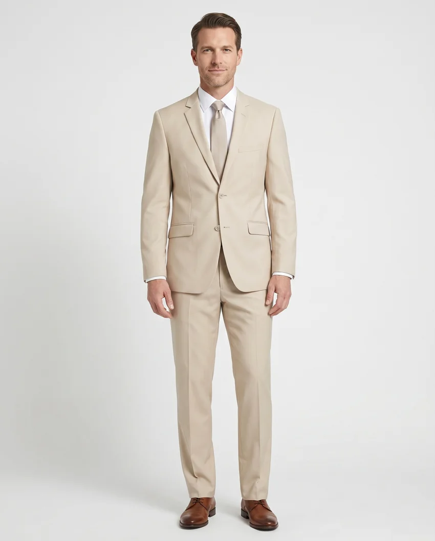 Men's 2-Piece Single Breasted Notch Lapel Suit - image - 1