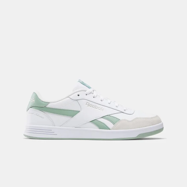 Reebok Unisex Reebok Court Advance In White/Hybridgreen/Barelygr M - image - 1