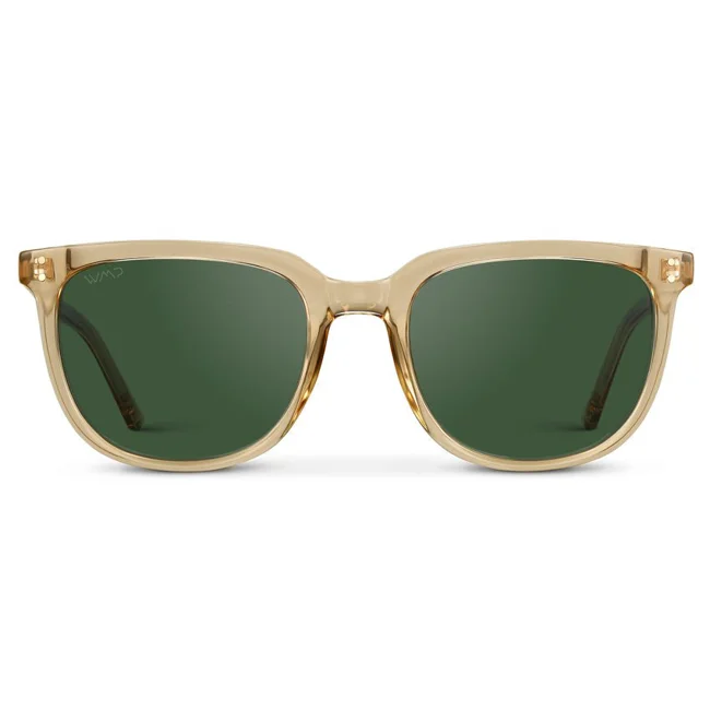 ABNER Unisex Polarized Sunglasses in Champagne Crystal by WMP Eyewear