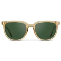 ABNER Unisex Polarized Sunglasses in Champagne Crystal by WMP Eyewear - image - 1