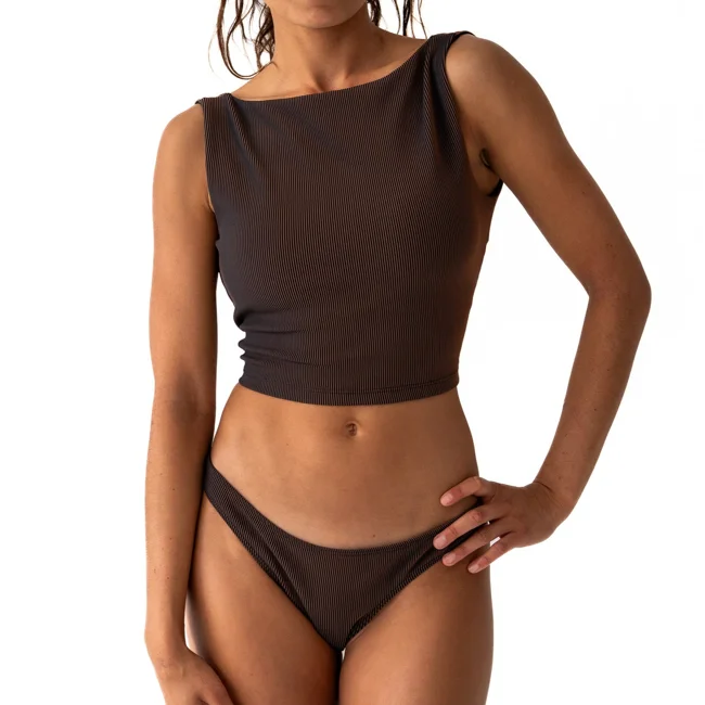 Surf Crop- Luxe Rib