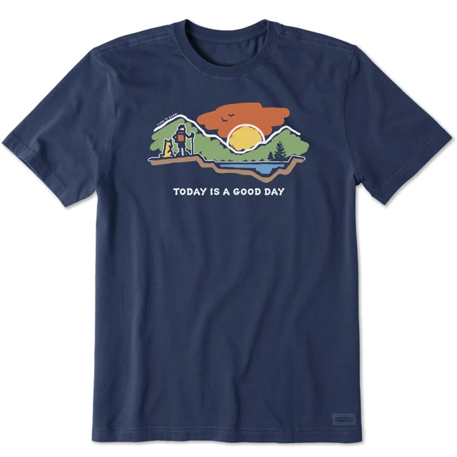 Men's Today is a Good Day Mountain Hike Short Sleeve Tee