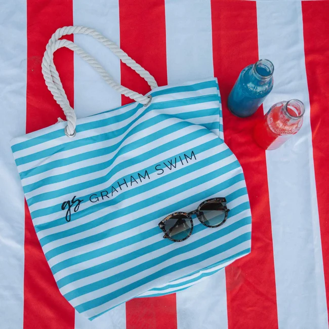 Summer Beach Bag, Beach Towel and Sunglasses - image - 1