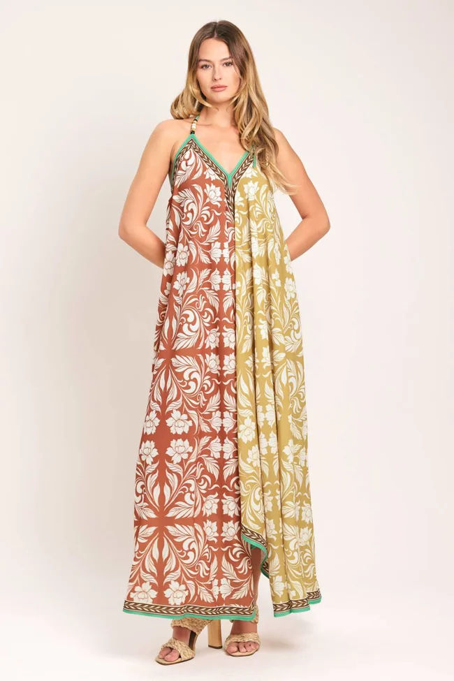 Terra Floral Scarf Maxi