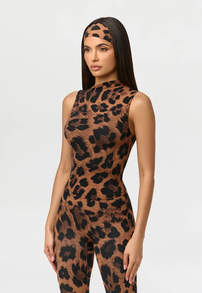Naked Print Sleeveless Top