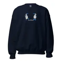 Blue-Footed Boobies Embroidered Crewneck Sweatshirt - image - 1