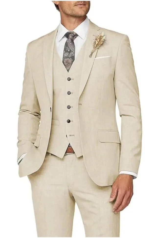 Men's Classic Formal 3 Piece Suit