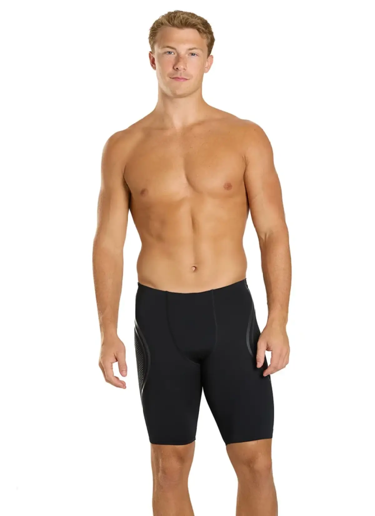 Speedo Men's Printed Movement Jammer Swimsuit - image - 1