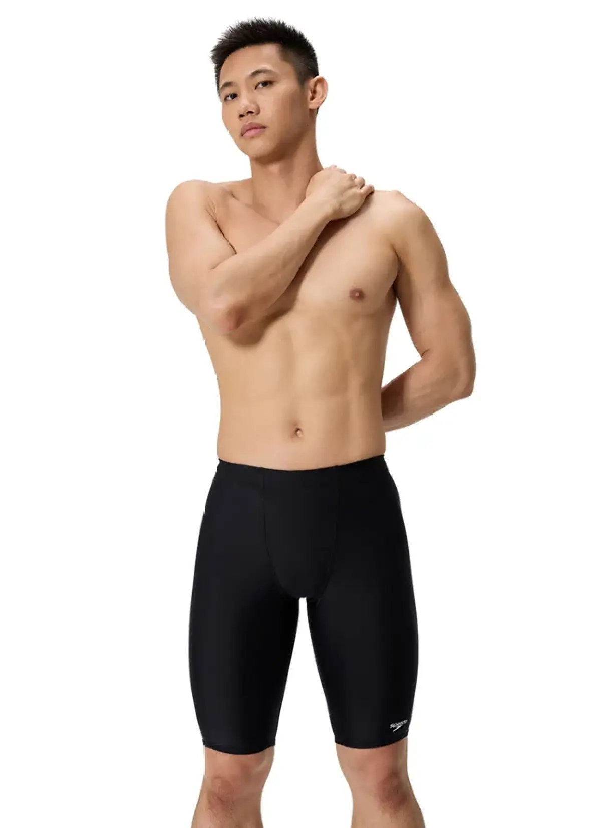 Speedo Men's Solid Endurasoft Jammer Swimsuit - image - 1