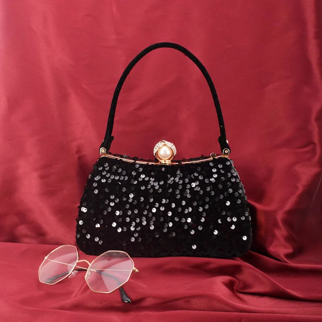 Fashion Evening Clutch Bag Ladies Glittering Acrylic Handbag Sequin Purse Handbags Clutch Bag Evening Bags - image - 1