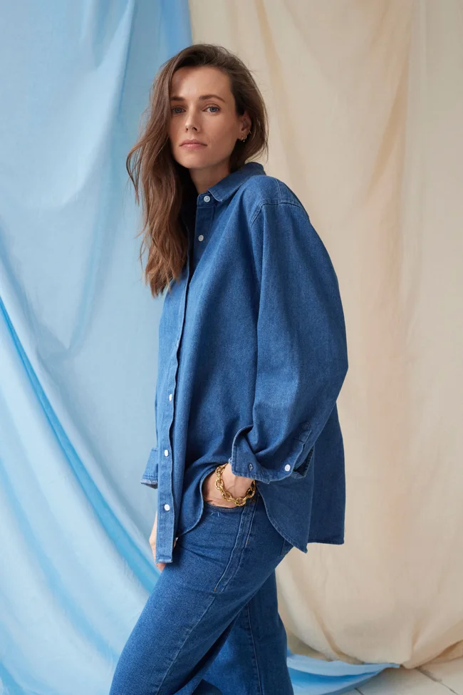 The Shirt in Dark denim - image - 1