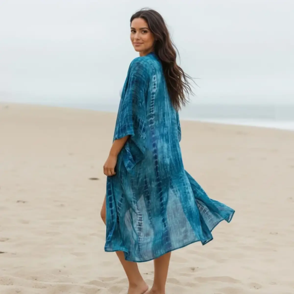 Beach Cover Up Kimono - image - 1