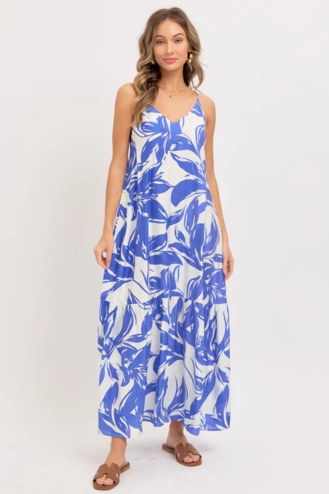 Floral Maxi Dress for Women | Casual Flowy Summer Dress