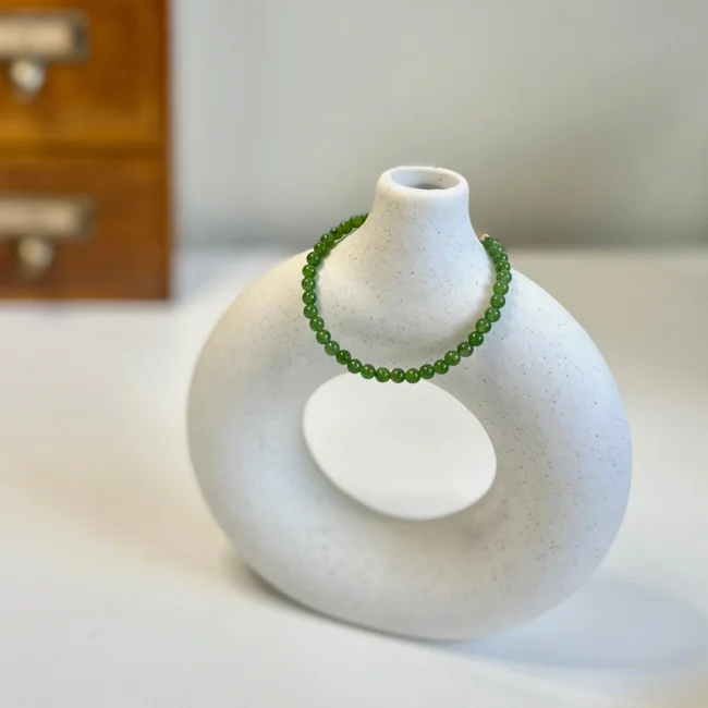 Natural Hetian Jade Beaded Bracelets Necklace
