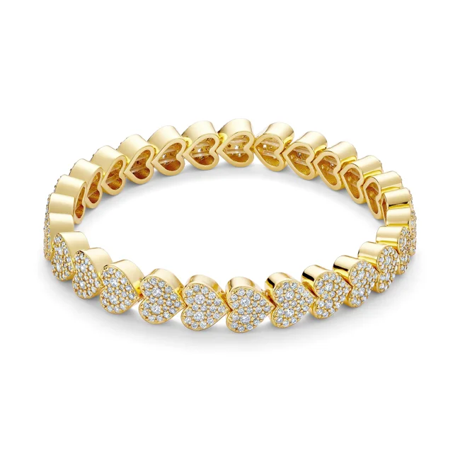 The Pavé Heart Bracelet