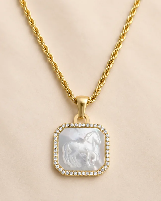 Spirit Horse Pendant Necklace